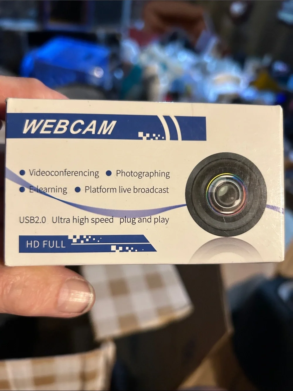 HD USB Webcam - Black & White